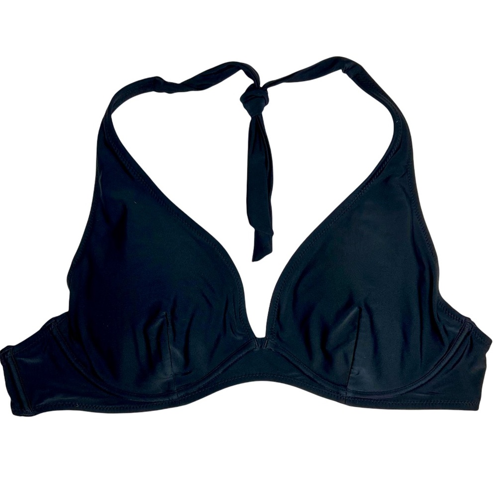 Old Navy Black Halter Swim Top Size XL